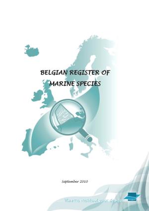 Belgian Register of Marine Species