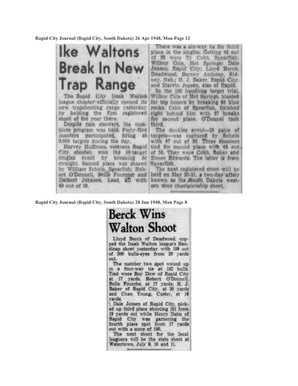 Rapid City Journal (Rapid City, South Dakota) 26 Apr 1948, Mon Page 12