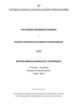 Ijp Internationale Journalisten-Programme 2009