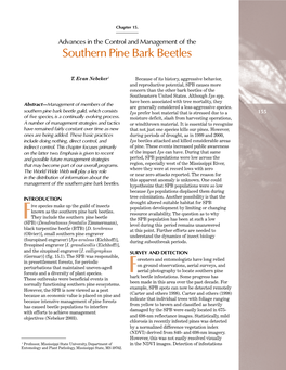 Southern Pine Bark Beetles