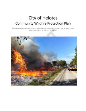 City of Helotes Community Wildfire Protection Plan