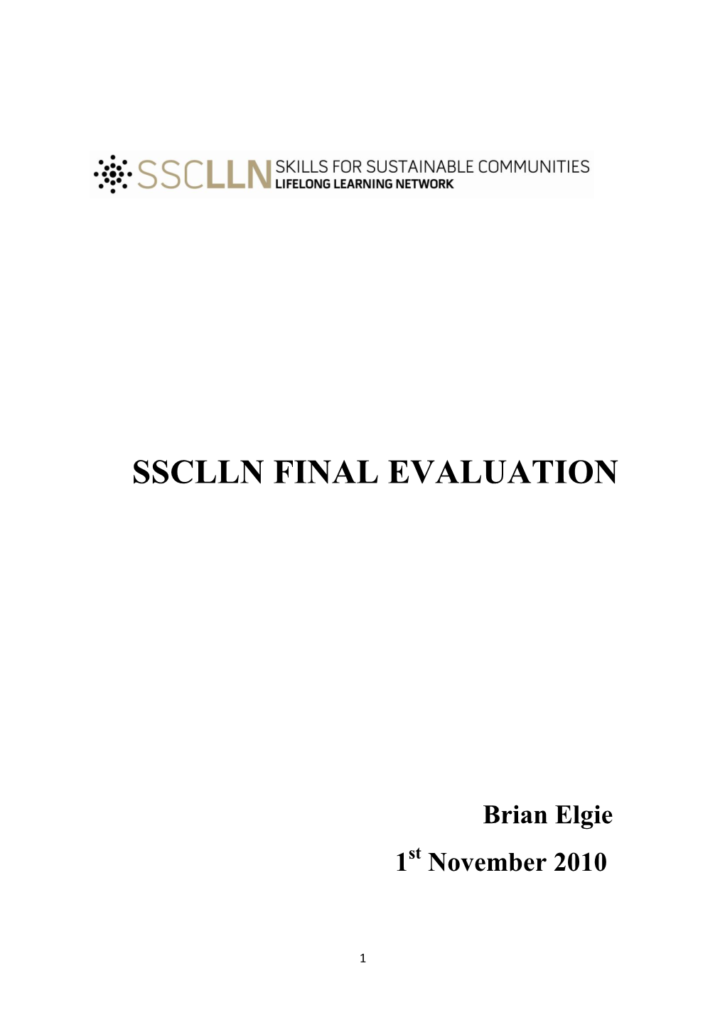 Ssclln Final Evaluation