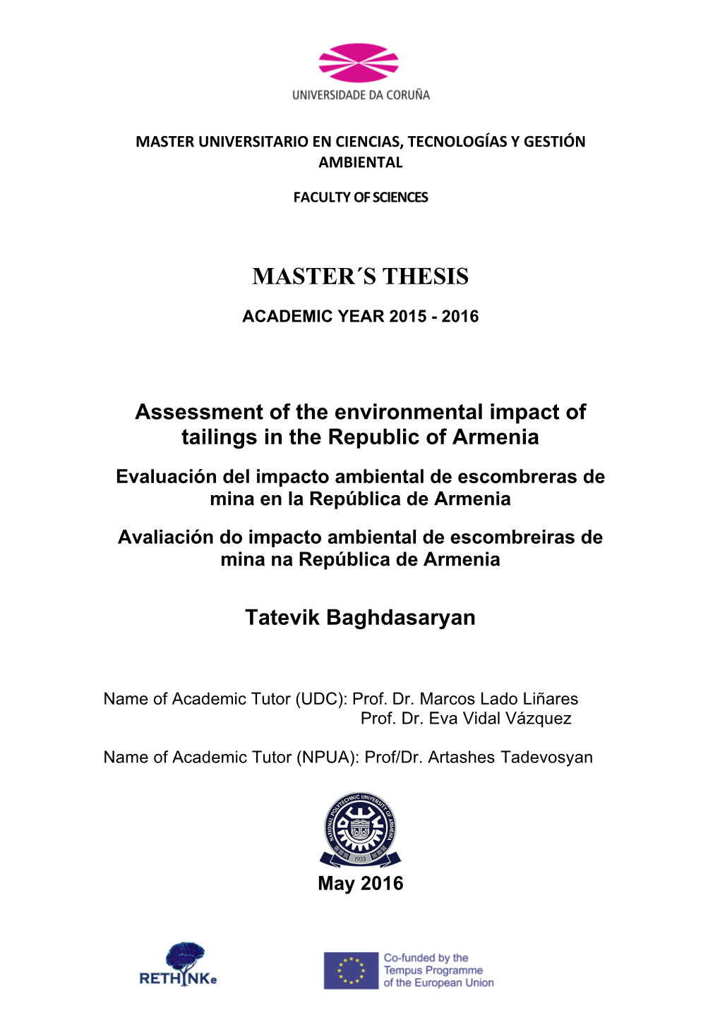 Master Thesis