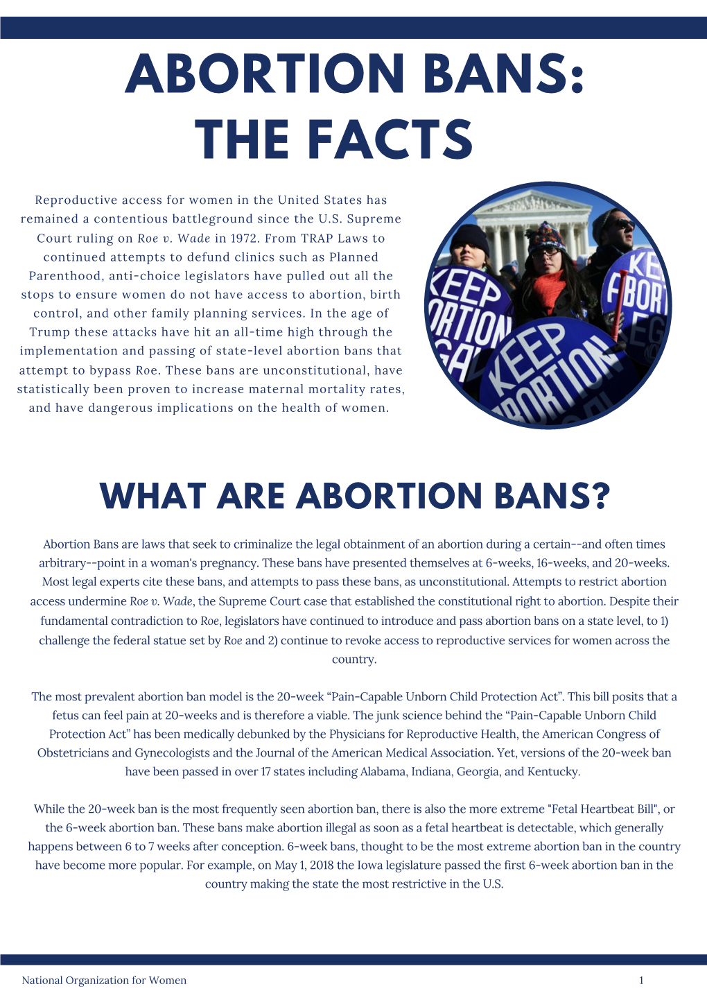 20-Week Abortion Bans