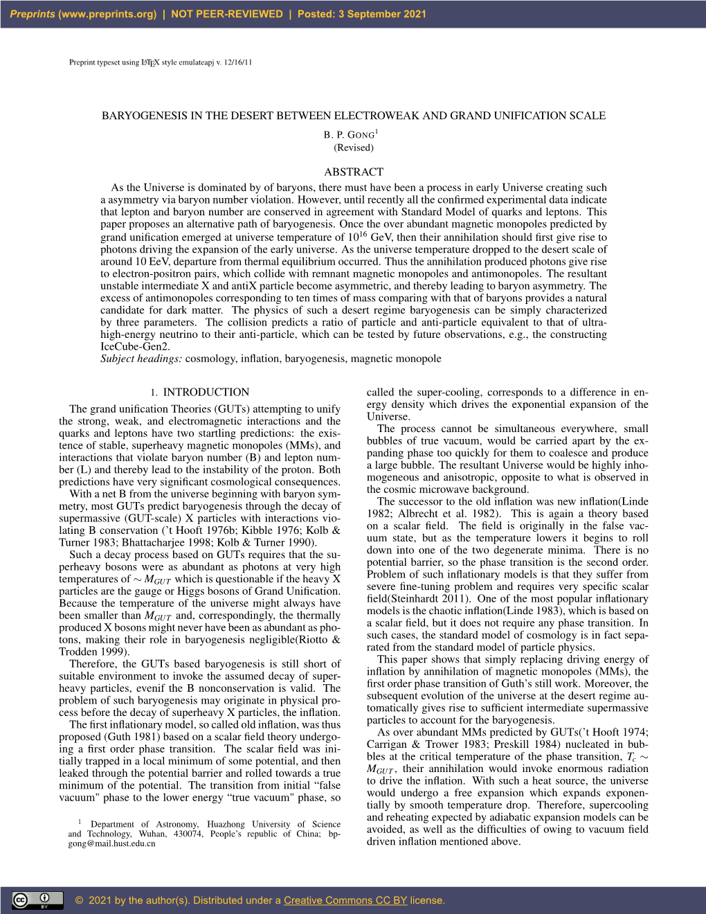 Baryogenesis in the Desert Between Electroweak and Grand Unification Scale