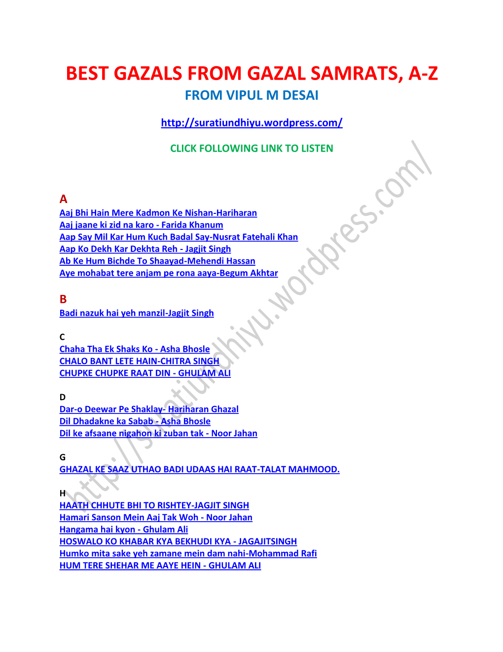 Best-Gazals-From-Gazal-Samrats.Pdf