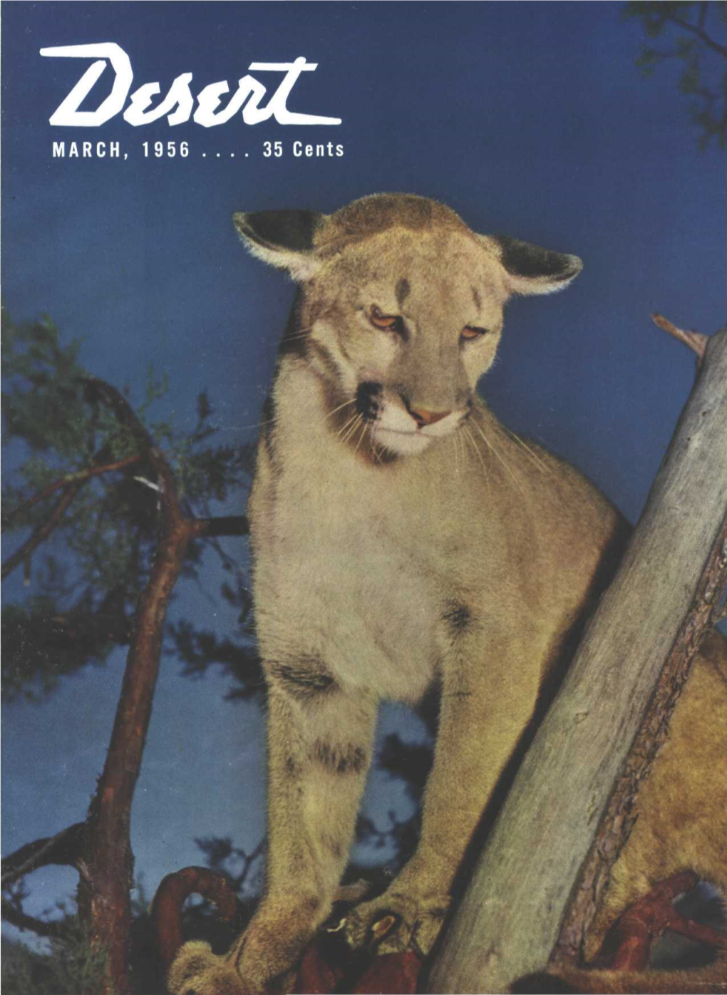 Desert Magazine 1956 March