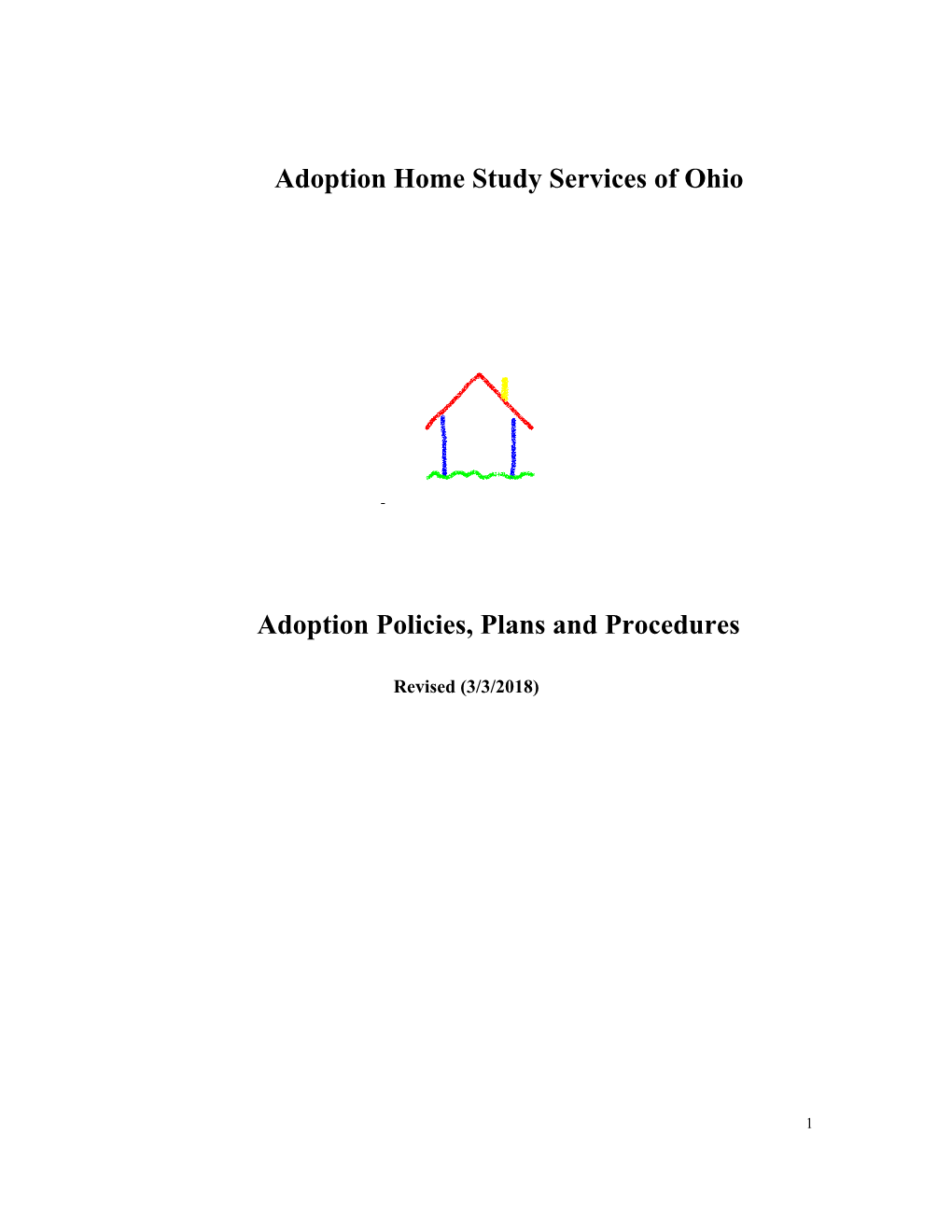 Adoption Home Study Services of Ohio Adoption Policies, Plans And