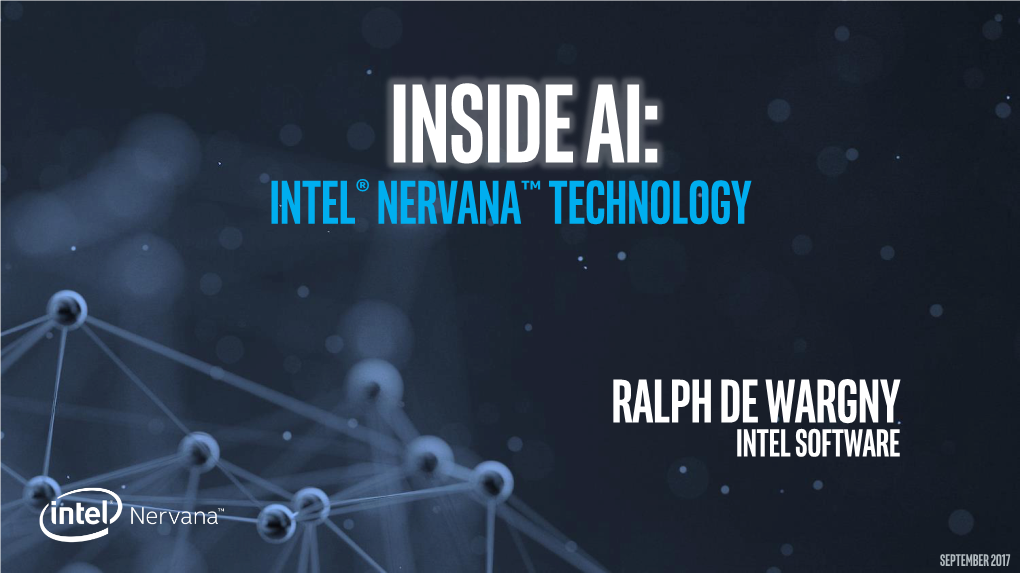 Ralph De Wargny (Intel Software)