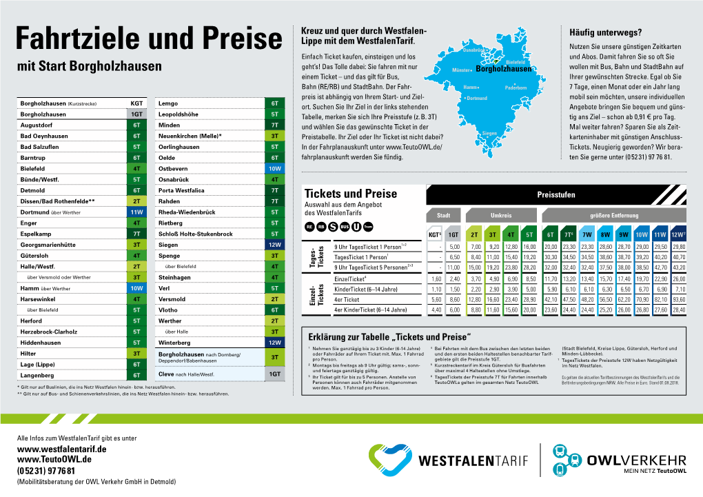 Mit Start Borgholzhausen Münster Borgholzhausen Einem Ticket – Und Das Gilt Für Bus, Ihrer Gewünschten Strecke