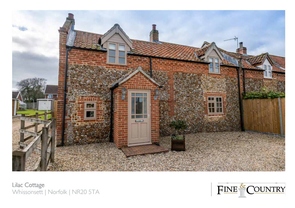 Lilac Cottage Whissonsett | Norfolk | NR20 5TA TRADITIONAL COMFORTS