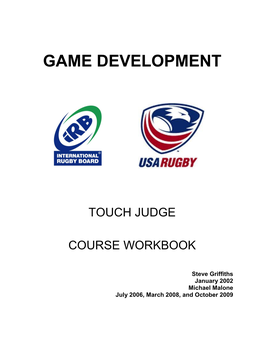 Touch Judge Course Workbook