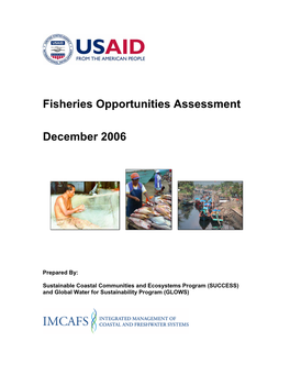 Fisheries Opportunities Assessment December 2006