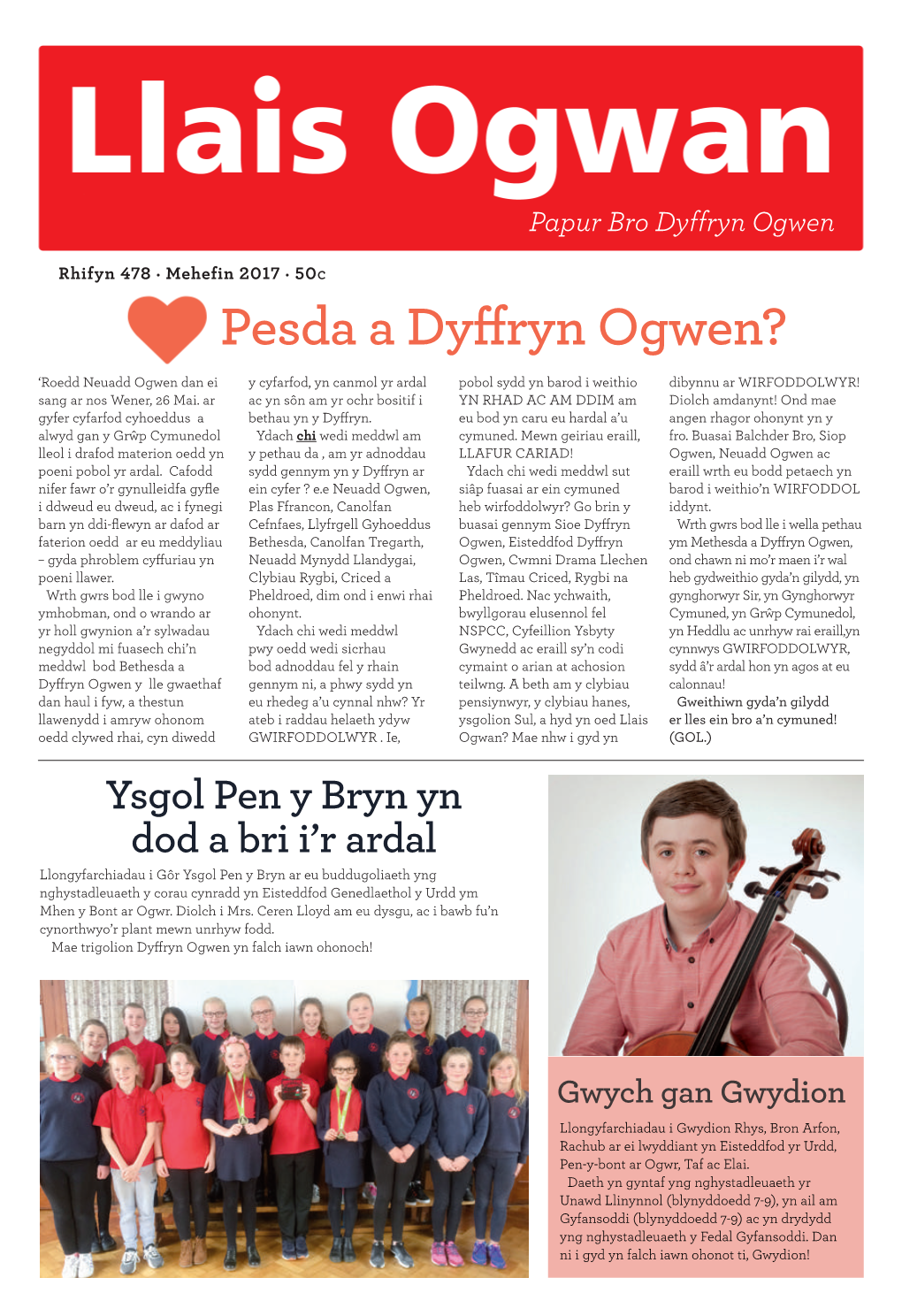 Pesda a Dyffryn Ogwen?