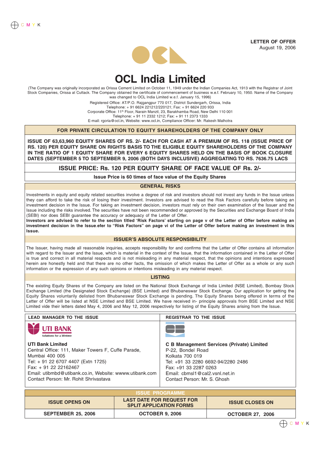 OCL India Limited