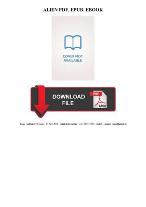 PDF Download Alien Kindle