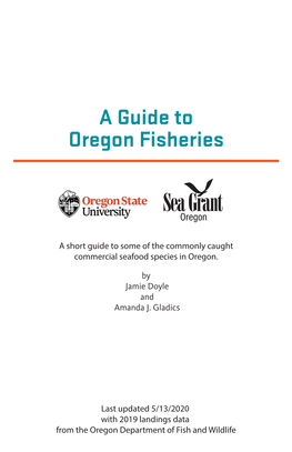 Guide to Oregon Fisheries