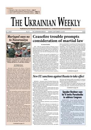 The Ukrainian Weekly 2014, No.37