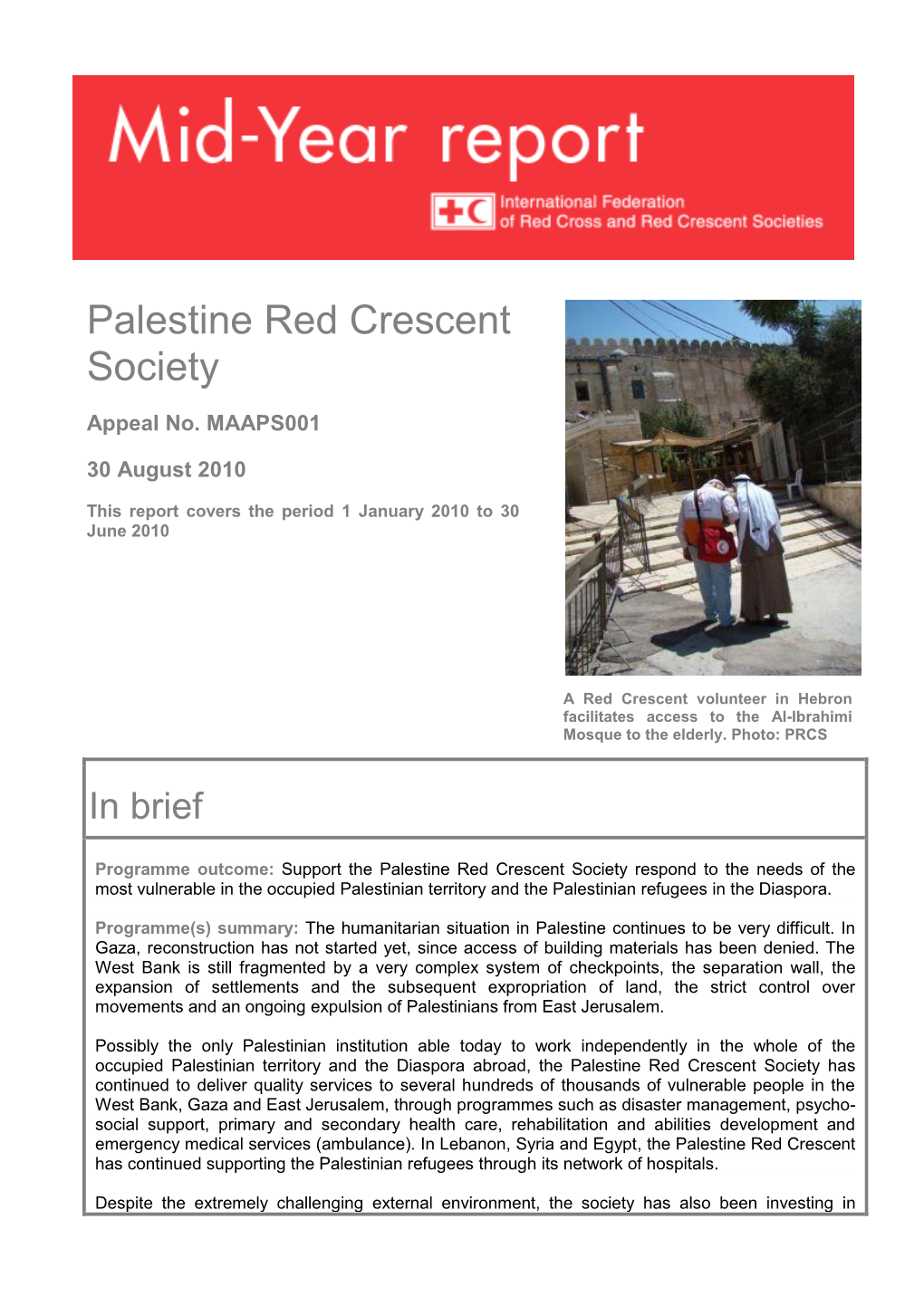 Palestine Red Crescent Society