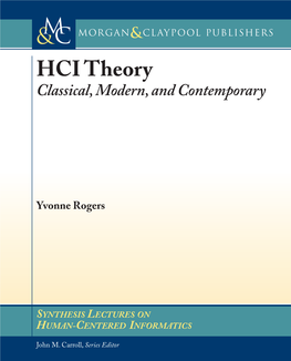 HCI Theory HCI Th HCI T