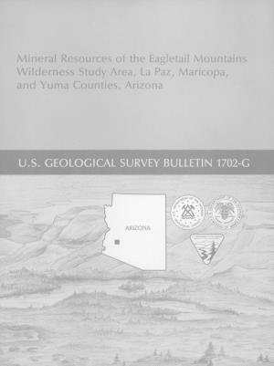 Mineral Resources of the Eagletail Mountains Wilderness Study Area, La Paz, Maricopa, and Yuma Counties, Arizona