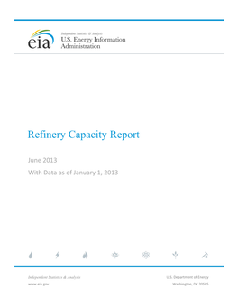 Refinery Capacity Report