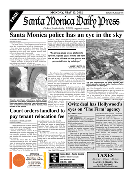 Santa Monica Daily Press Picked Fresh Daily