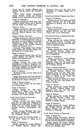5708 the London Gazette, 31 August, 1926