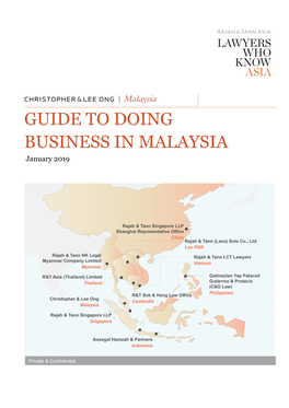 GUIDE to DOING BUSINESS in MALAYSIA January 2019
