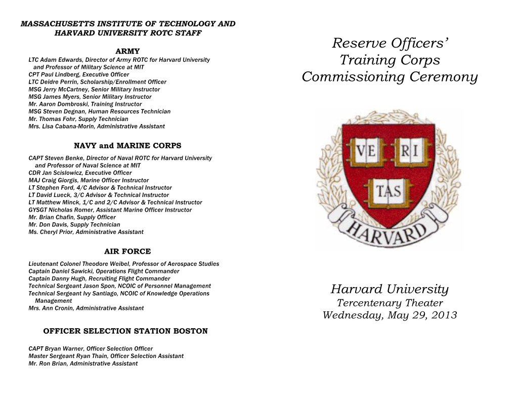 Download a PDF of the ROTC Program