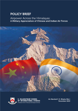 Airpower Across the Himalayas: a Military Appreciation of Chinese and Indian Air Forces
