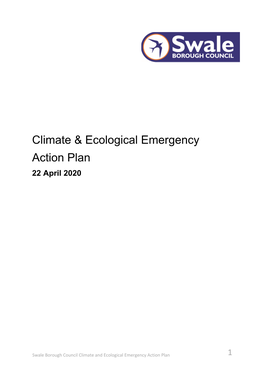 Climate & Ecological Emergency Action Plan