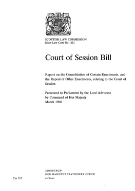 Court of Session Bill