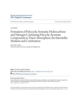 Formation of Polycyclic Aromatic Hydrocarbons and Nitrogen