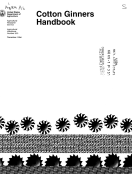 Cotton Ginners Handbook W.S