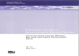 Fisheries Victoria Assessment Report Series No