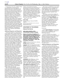 Federal Register/Vol. 78, No. 84/Wednesday, May 1, 2013/Notices