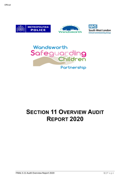 Section 11 Overview Audit Report 2020
