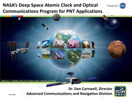 NASA's Deep Space Atomic Clock
