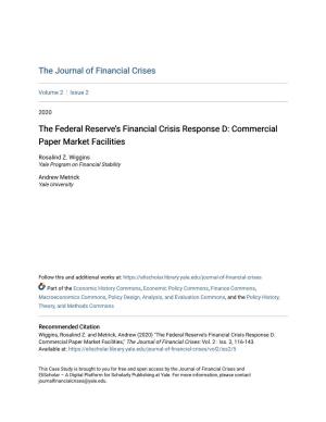 The Federal Reserve's Financial Crisis