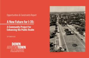 A New Future for I-35: a Community Project for Enhancing the Public Realm