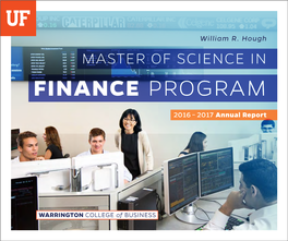 Master of Science in Finance Program