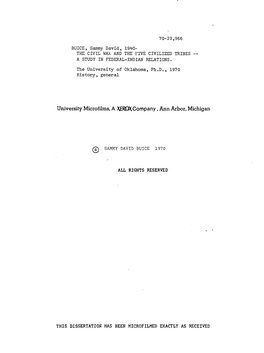 University Microfilms, a XERQ\Company, Ann Arbor, Michigan