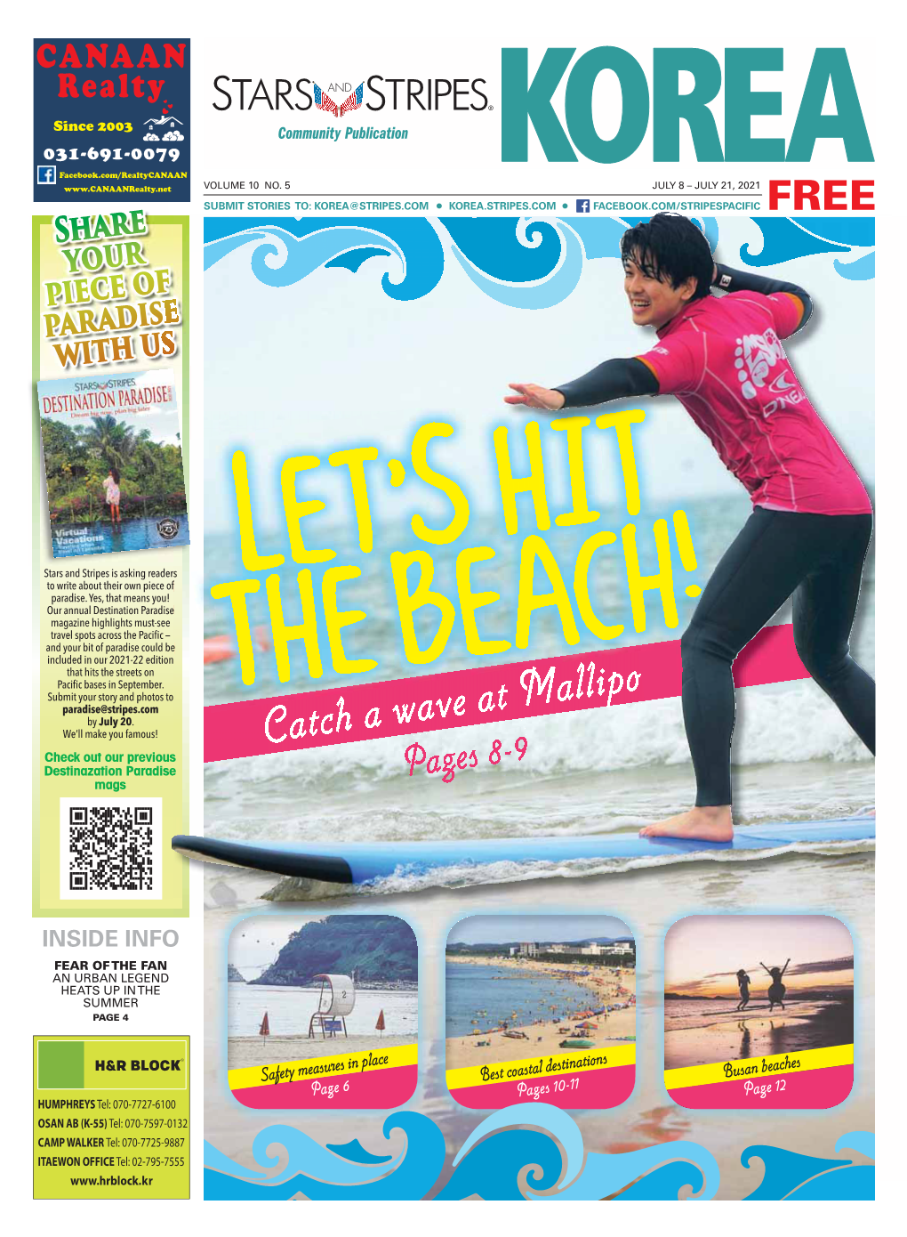 Catch a Wave at Mallipo Check out Our Previouss Destinazation Paradisee Pages 8-9 Mags