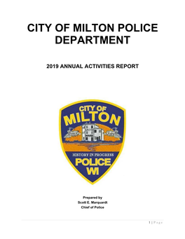 City of Milton Police Department