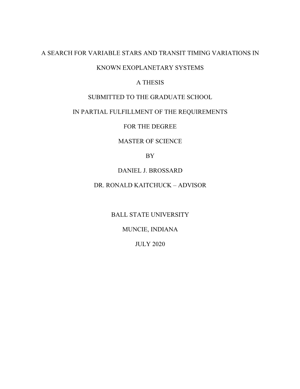 A Search for Variable Stars and Transit Timing Variations In