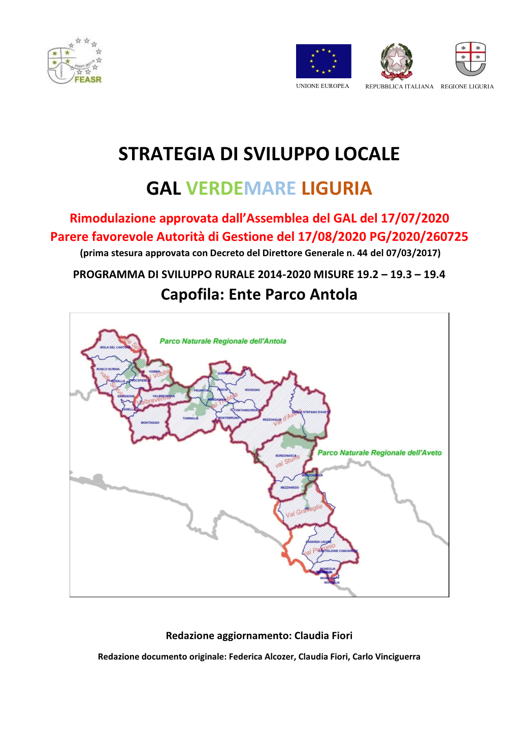 Strategia Di Sviluppo Locale Gal Verdemare Liguria