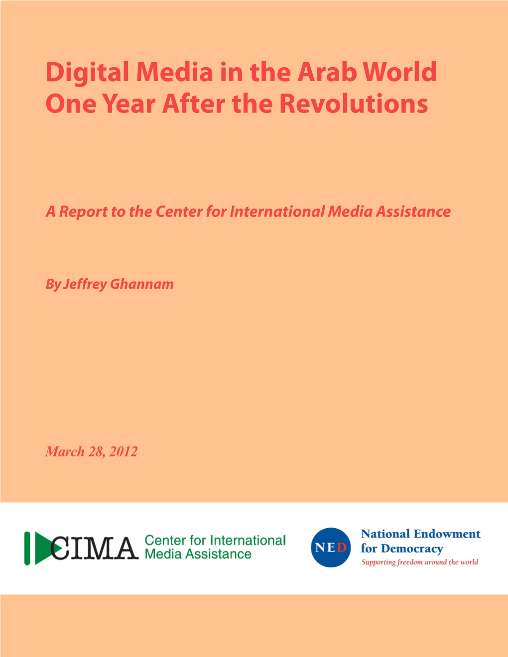 Digital Media in the Arab World One Year After the Revolutions