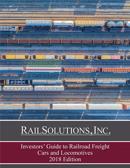 Table of Contents and Section 1 – General Service Boxcars