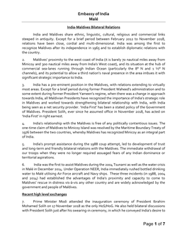 Embassy of India Malé Page 1 of 7